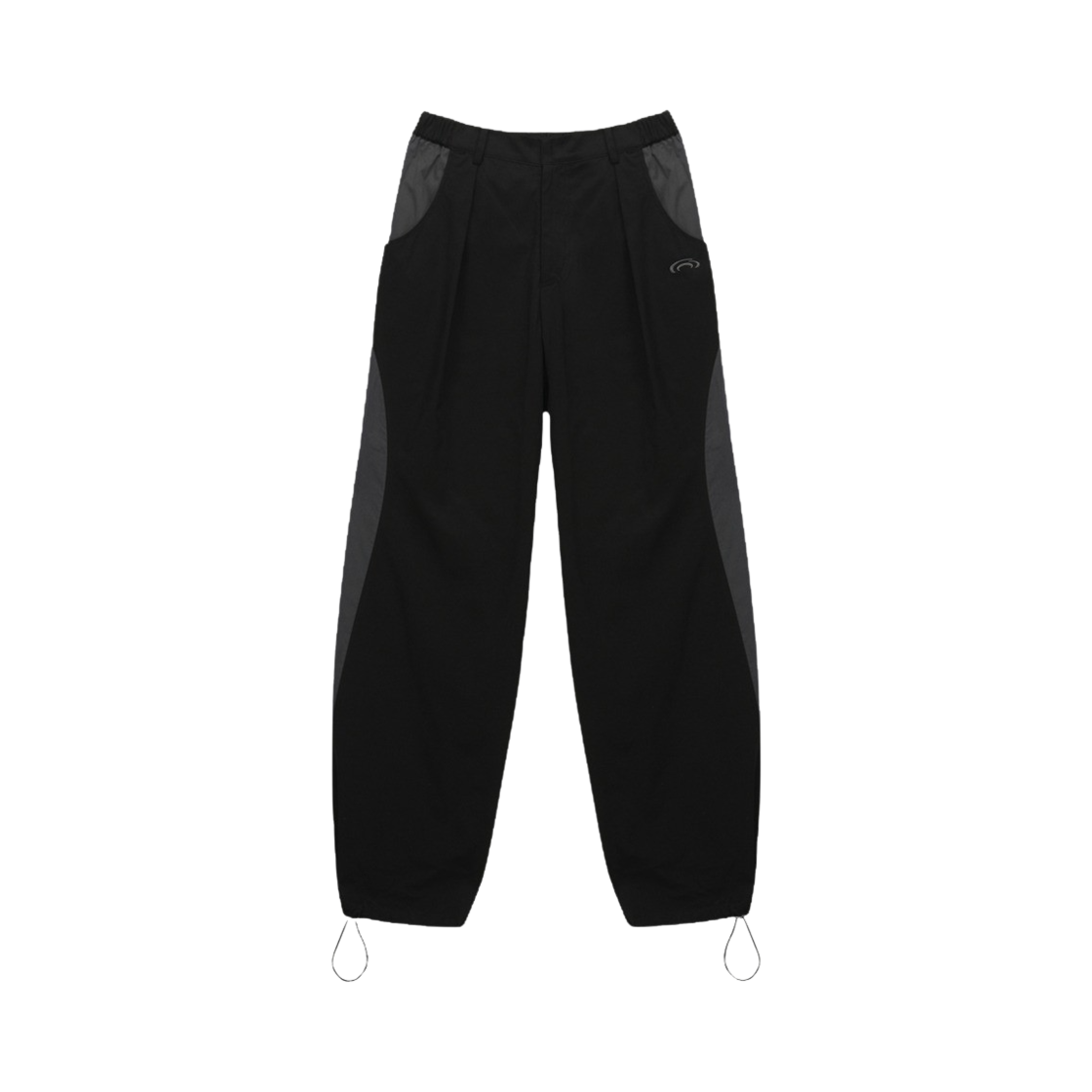 아트오브필드 라운드 컬러웨이 핀턱 팬츠 블랙