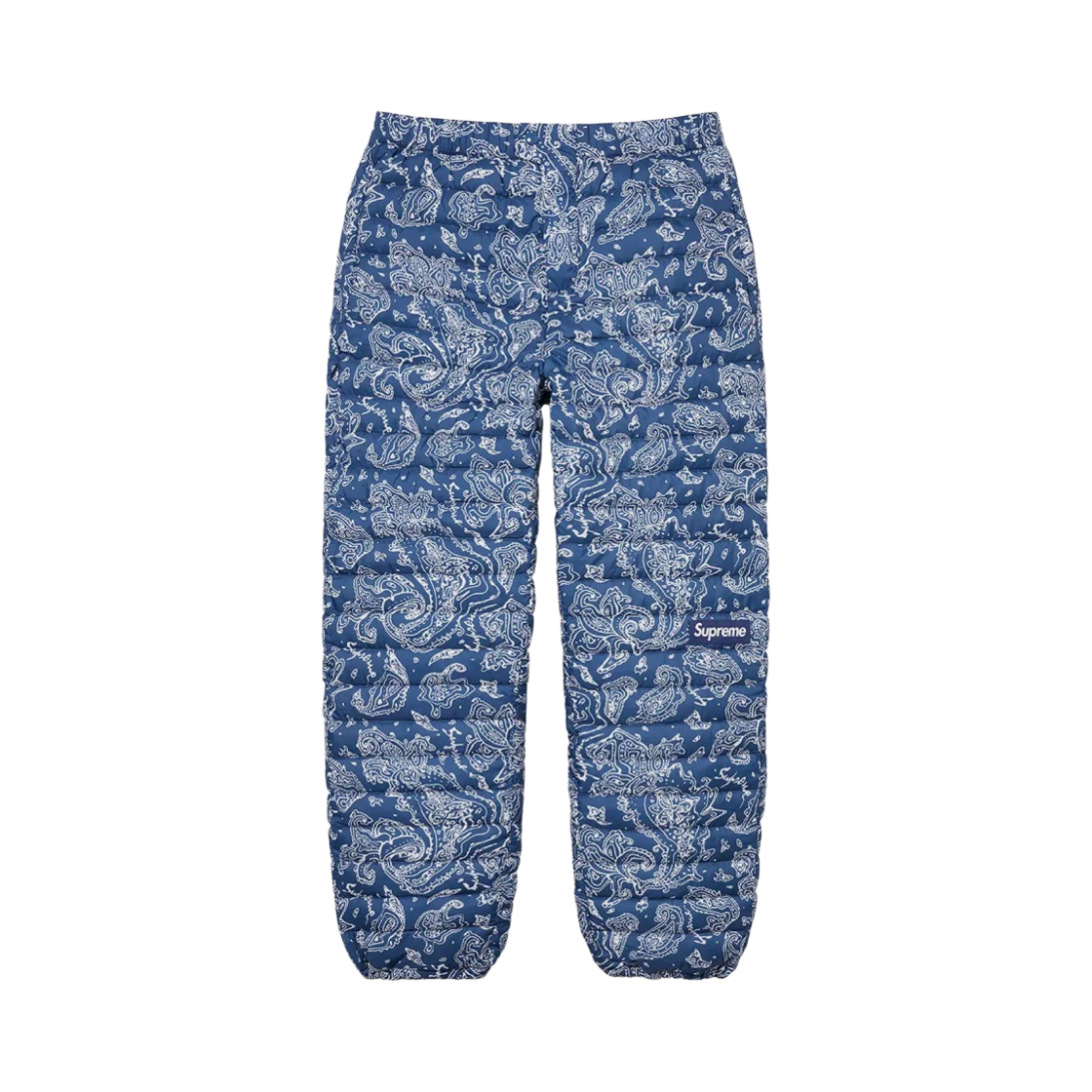 슈프림 마이크로 다운 팬츠 블루 페이즐리 - 22FW(Supreme Micro Down Pants Blue Paisley - 22FW) - 1