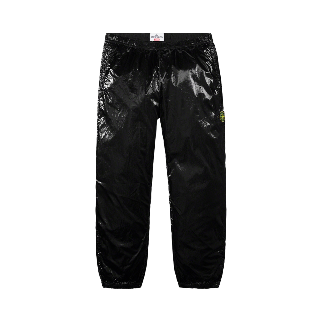 슈프림 x 스톤 아일랜드 뉴 실크 라이트 팬츠 블랙 - 19SS