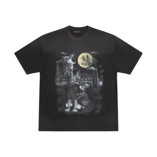 Drew House Full Moon SS T-Shirt Faded Black