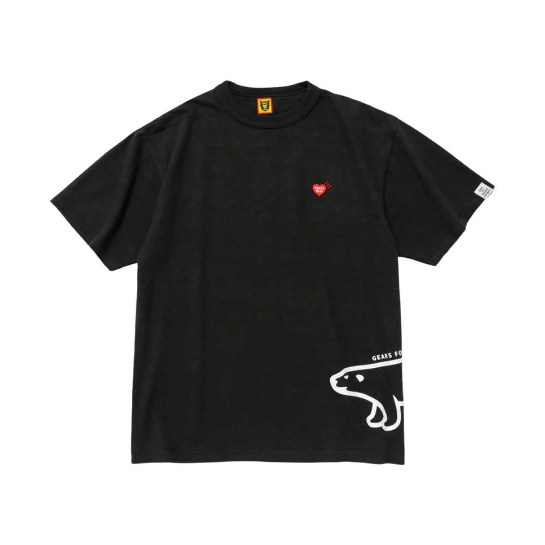 휴먼 메이드 그래픽 티셔츠 #08 블랙(Human Made Graphic T-Shirt #08 Black) - 1