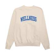 Sporty & Rich Wellness Boucle Crewneck Cream
