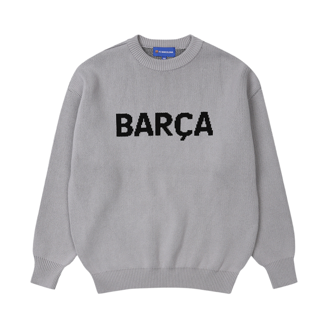 FC 바르셀로나 클래식 라인 니트 그레이
