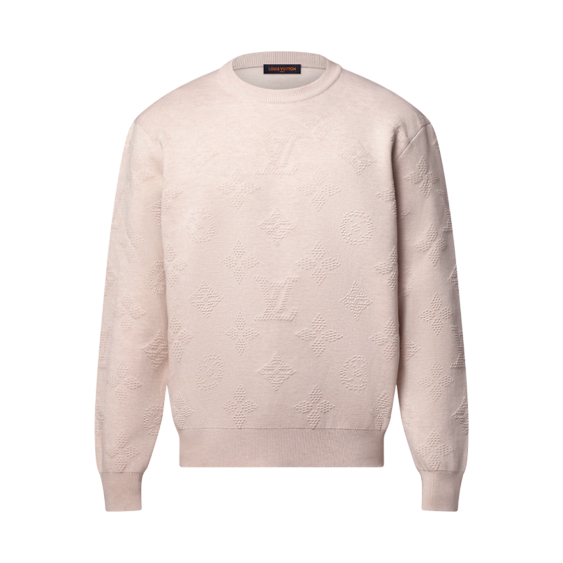 - Louis Vuitton Monogram Embossed Pullover Pink