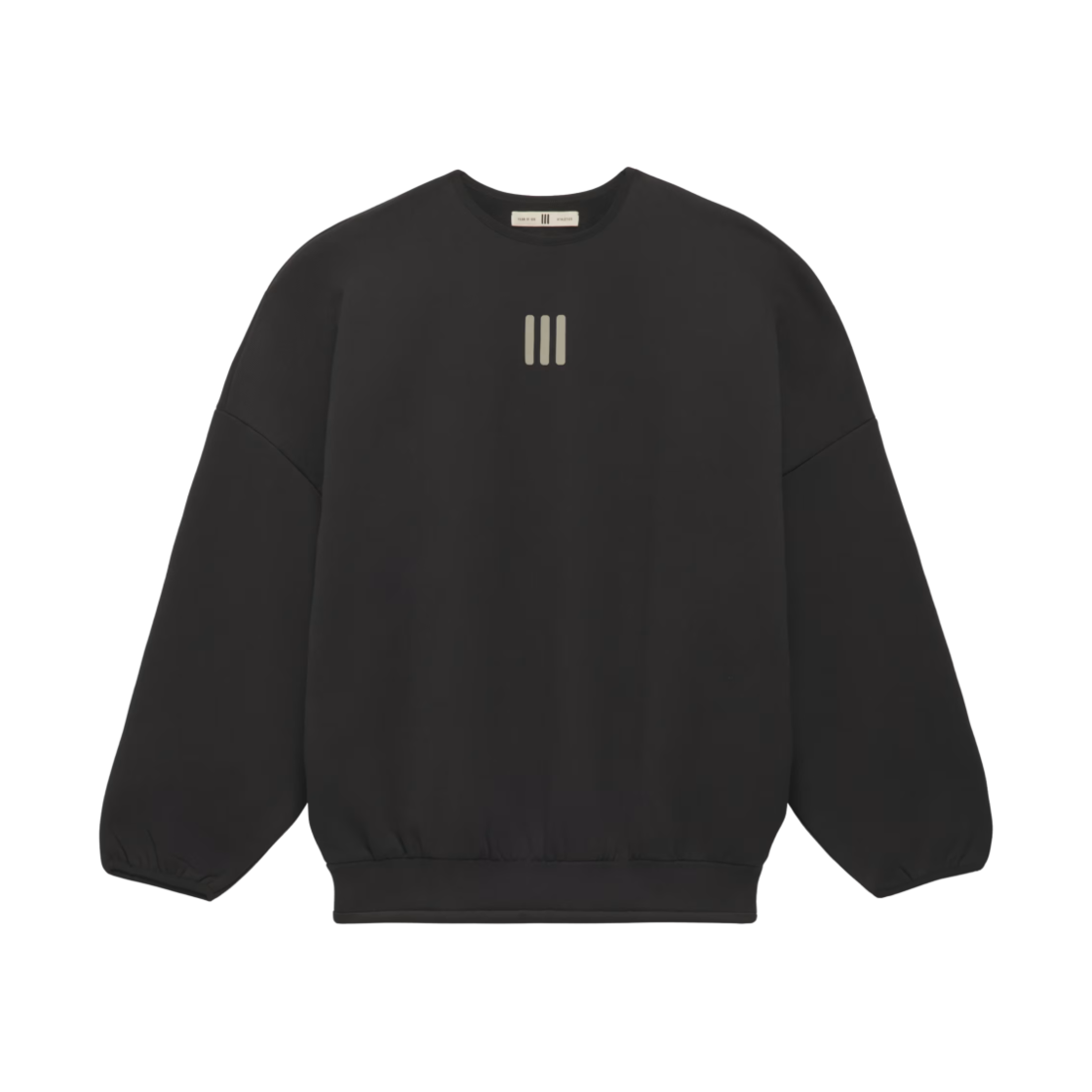 아디다스 x 피어 오브 갓 애슬레틱스 크루넥 블랙 - KR 사이즈(Adidas x Fear Of God Athletics Crewneck Black - KR Sizing)
