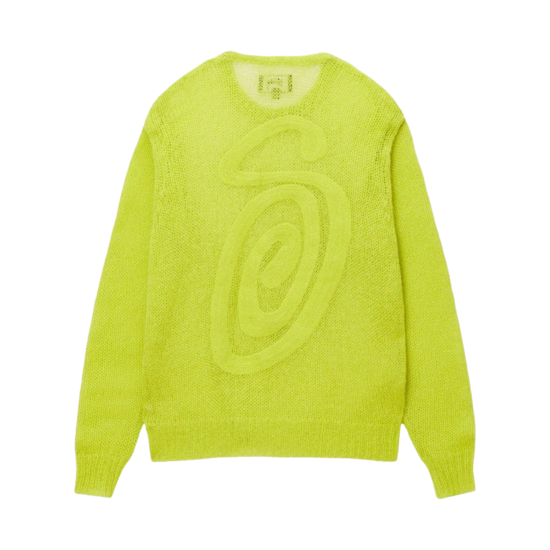 스투시 S 루즈 니트 스웨터 라임(Stussy S Loose Knit Sweater Lime) - 2