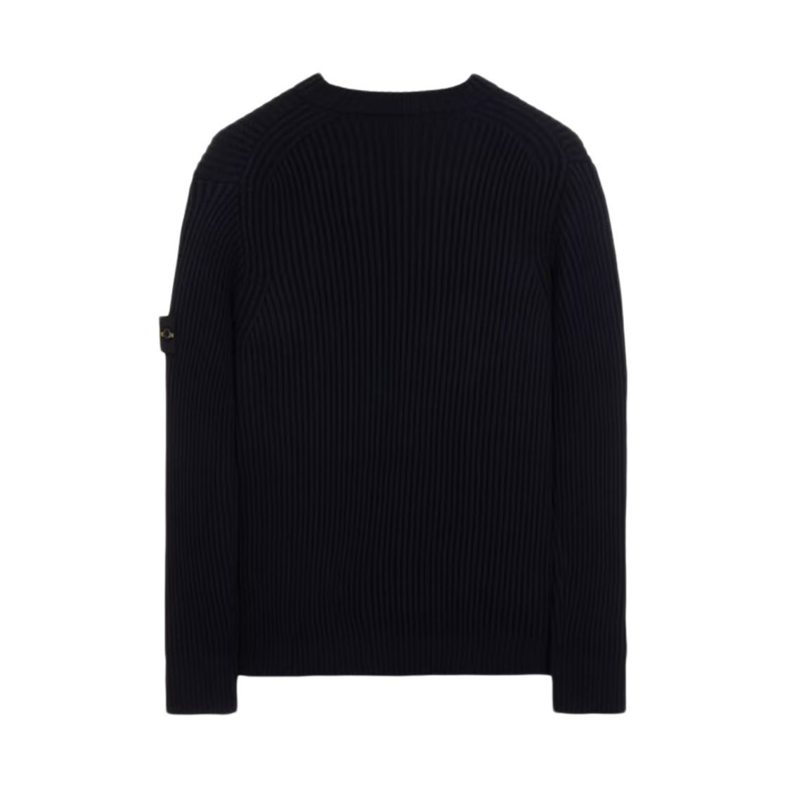 스톤 아일랜드 538C2 풀 립 울 니티드 스웨터 네이비 블루 - 22FW(Stone Island 538C2 Full Rib Wool Knitted Sweater Navy Blue - 22FW) - 2