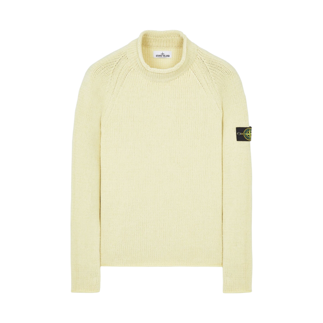 스톤 아일랜드 513A5 모크넥 니트 크림 - 22FW(Stone Island 513A5 Mock Neck Knit Cream - 22FW) - 1