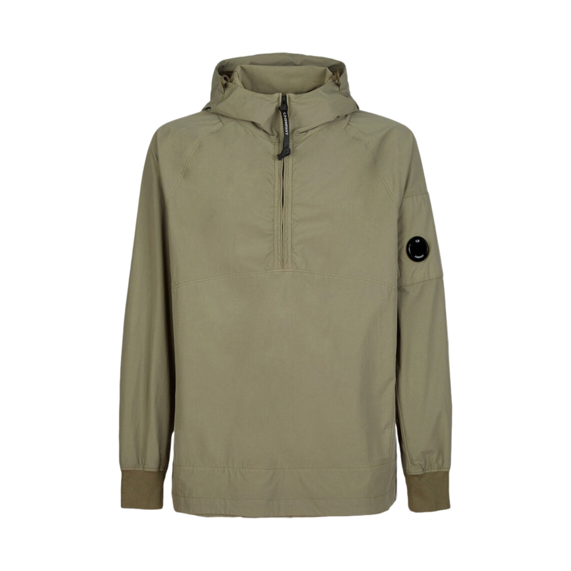 C.P. 컴퍼니 나일론 스트레치 더블 후드 브론즈 그린 - 23SS(C.P. Company Nylon Stretch Double Hoodie Bronze Green - 23SS) - 1