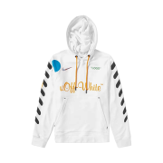 Nike x Off-White Pullover Hoodie White Total Orange