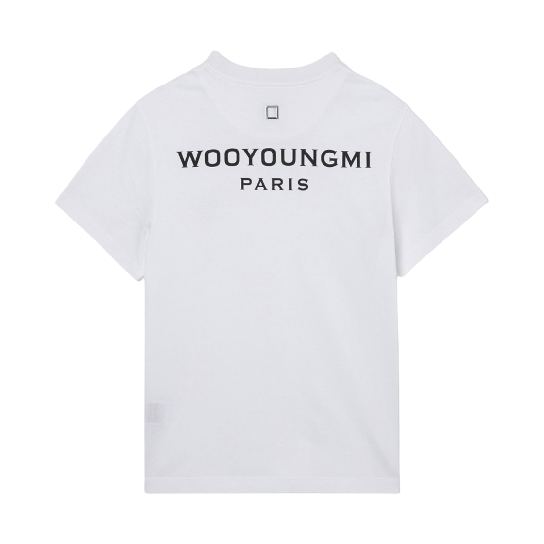 (W) 우영미 코튼 백로고 티셔츠 화이트 - 23FW((W) Wooyoungmi Cotton Back Logo T-Shirt White - 23FW) - 1