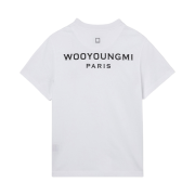 (W) Wooyoungmi Cotton Back Logo T-Shirt White - 23FW
