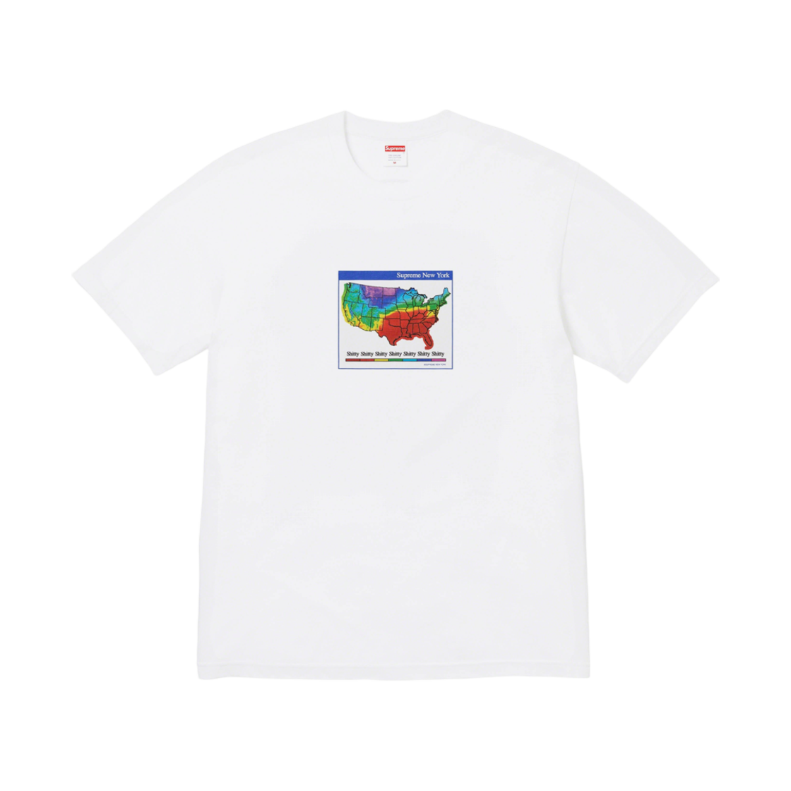 슈프림 웨더 티셔츠 화이트 - 23FW(Supreme Weather T-Shirt White - 23FW) - 1