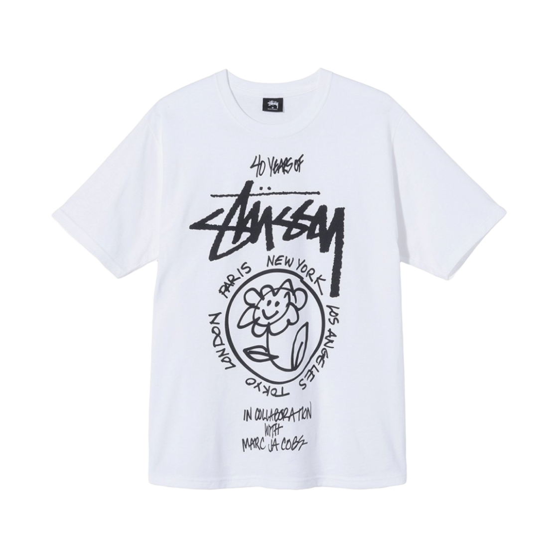 ★人気★【STUSSY】★Stussy x Marc Jacobs 40 WT T-Shir.t★ ☆人気☆【STUSSY】☆Stussy x Marc Jacobs 40 WT T-Shir.t