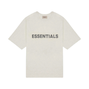 Essentials 3D Silicon Applique Boxy T-Shirt Oatmeal/Oatmeal Heather/Light Heather Oatmeal 2020