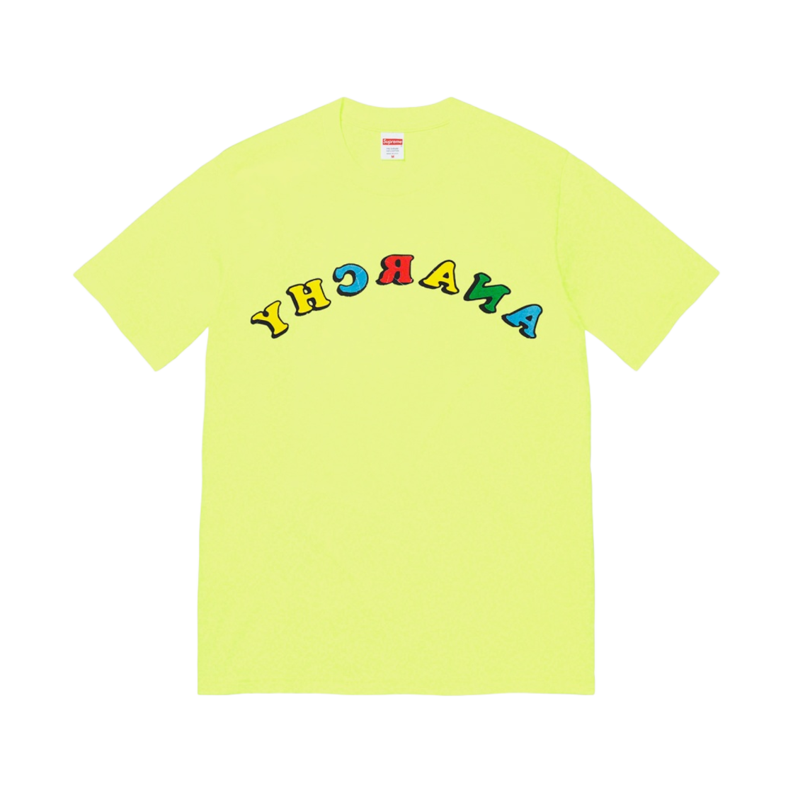 슈프림 x 제이미 리드 아나키 티셔츠 브라이트 옐로우 - 21SS(Supreme x Jamie Reid Anarchy T-Shirt Bright Yellow - 21SS) - 1