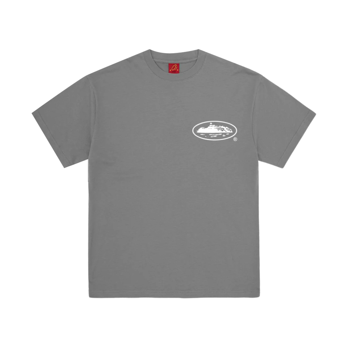 코르테이즈 OG 아일랜드 티셔츠 걸리 그레이(Corteiz OG Island T-Shirt Gully Grey) - 1