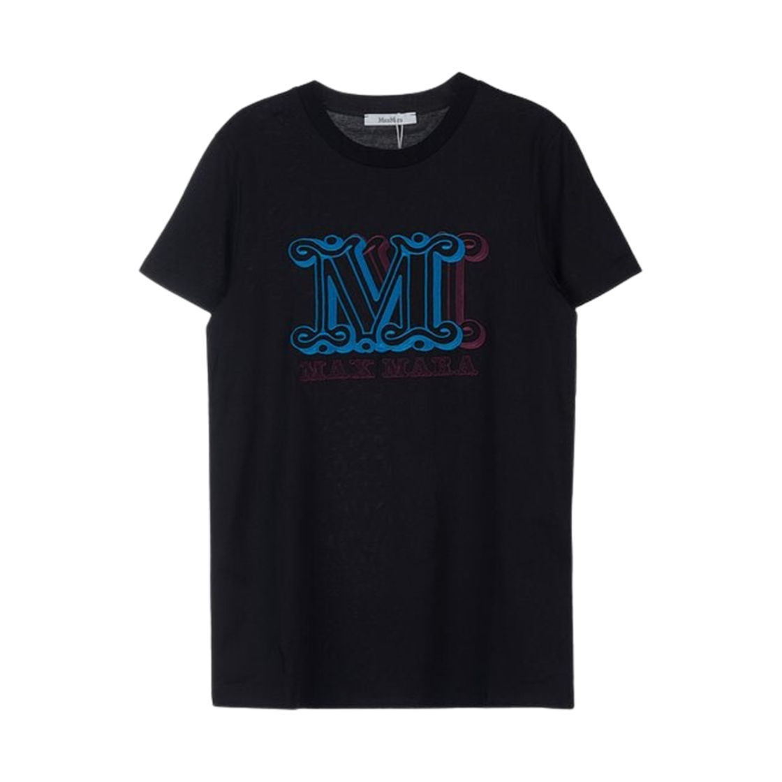 AGRO-007 (W) Max Mara Agro Logo T-Shirt Black