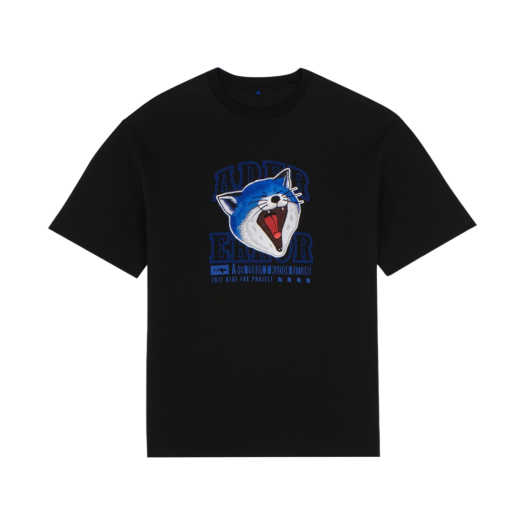 関税込★Maison Kitsune x Ader Error Fog Fox T-Shirt Black★ 메종 키츠네 x 아더에러 포그 폭스 티셔츠 블랙 | Maison