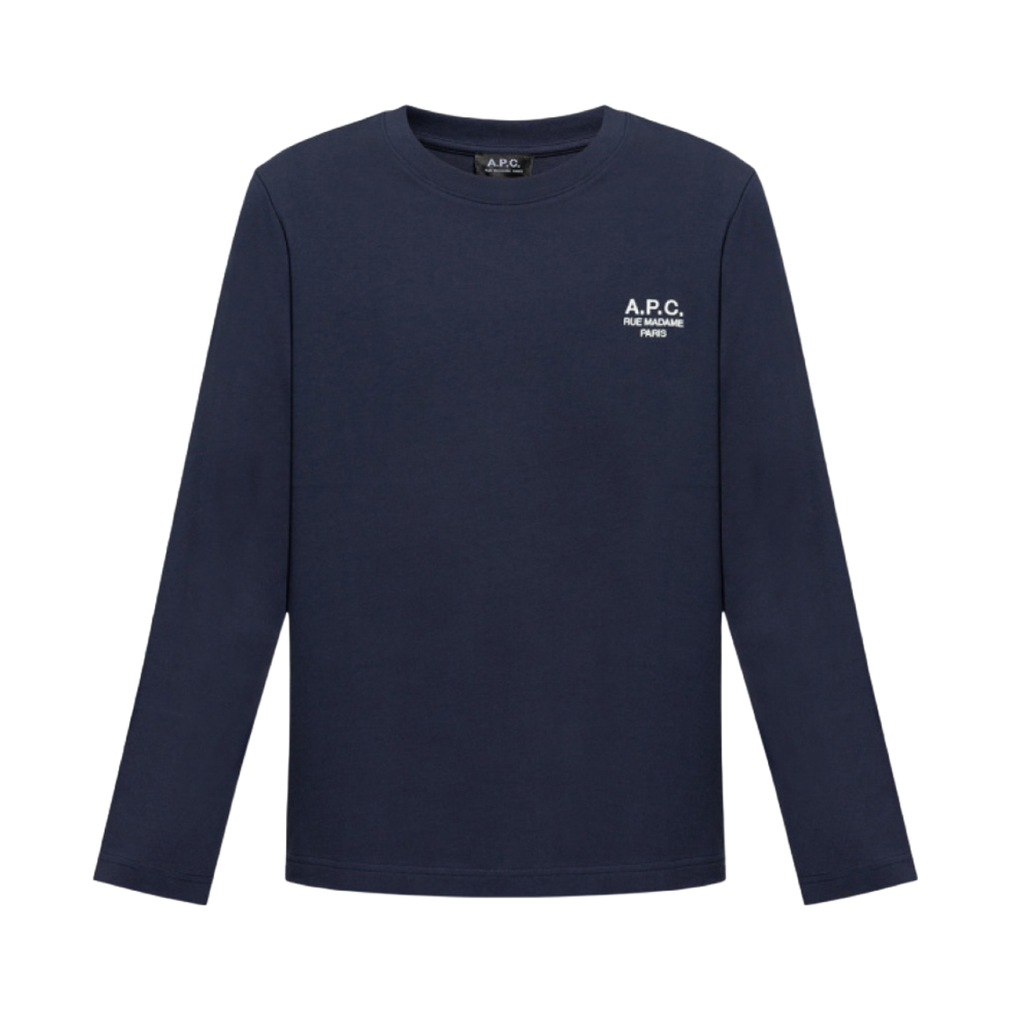 COEZC-H26177-IAK A.P.C. Olivier T-Shirt Dark Navy Blue - 대표 이미지 #1