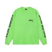Stussy Big Cities LS T-Shirt Pigment Dyed Green