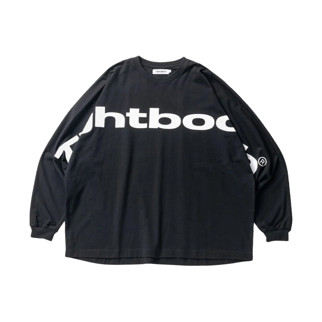 타이트부스 빅 로고 롱슬리브 티셔츠 블랙(Tightbooth Big Logo LS T-Shirt Black)