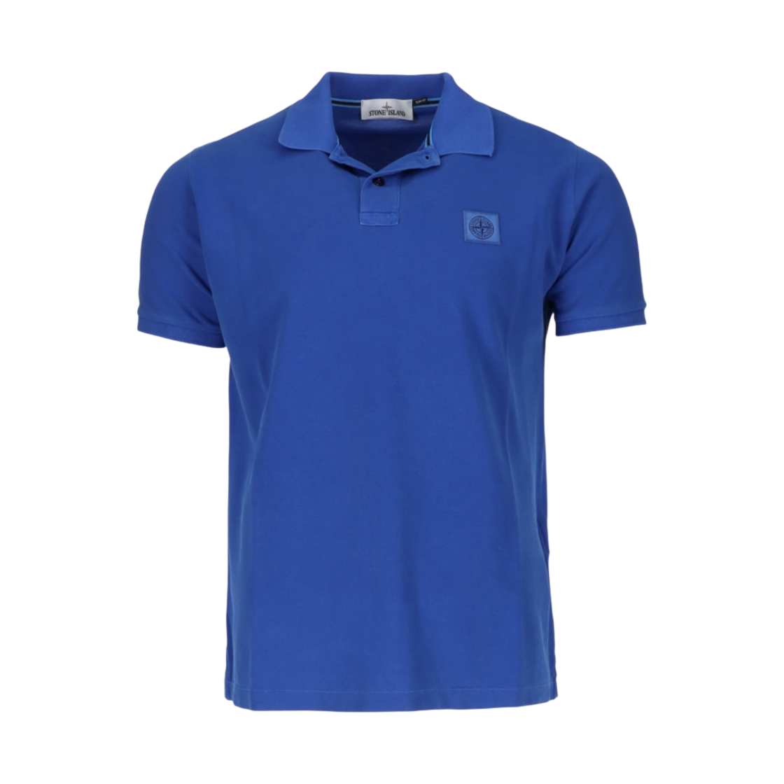 스톤 아일랜드 22S67 피그먼트 다이드 폴로 셔츠 블루에뜨 22SS