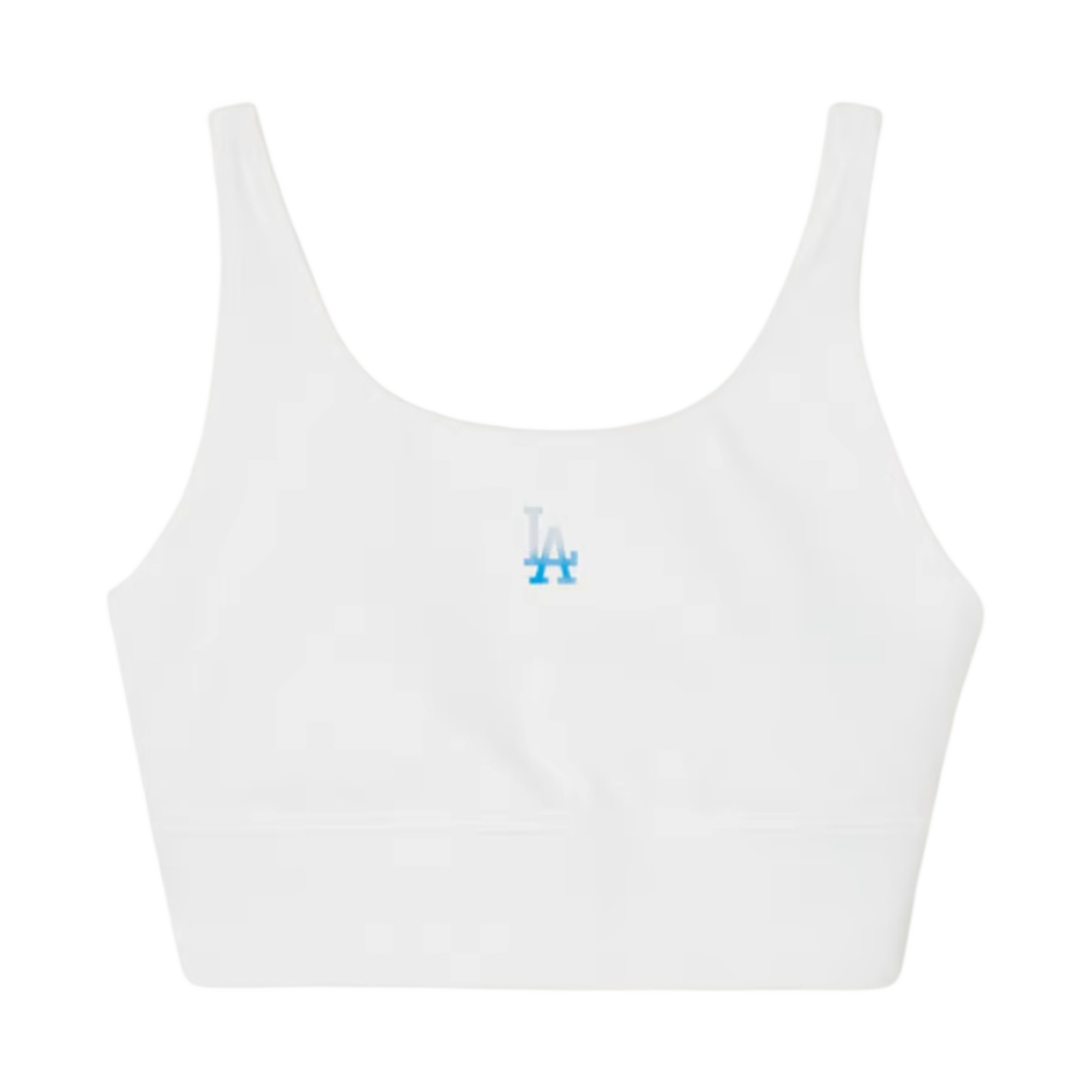 (W) MLB 서울 시리즈 베이직 럭슬레저 스몰 로고 크롭탑 LA 다저스 아이보리((W) MLB Seoul Series Basic Luxle Leisure Small Logo Crop Top LA Dodgers Ivory)