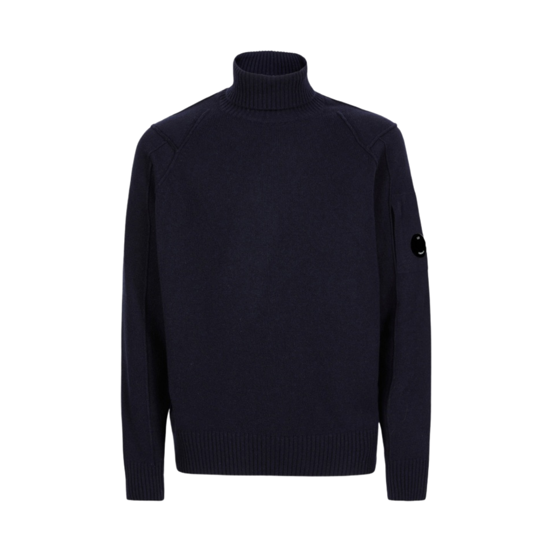 C.P. 컴퍼니 램스울 롤넥 점퍼 이클립스 블루 - 22FW(C.P. Company Lambswool Roll Neck Jumper Eclipse Blue - 22FW) - 1