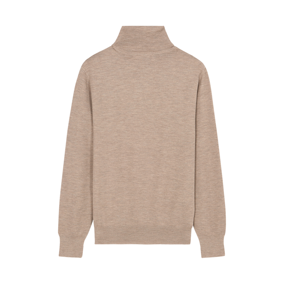 메종 키츠네 폭스 헤드 패치 터틀넥 풀오버 베이지 멜란지(Maison Kitsune Fox Head Patch Turtleneck Pullover Beige Melange) - 2