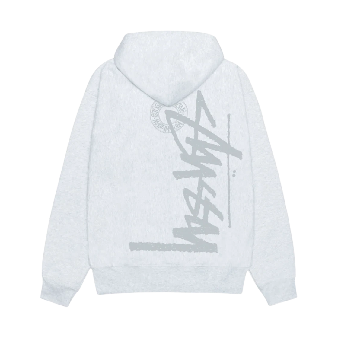 Stussy Stussy Buana Stock Zip Hoodie Ash Heather · XXL