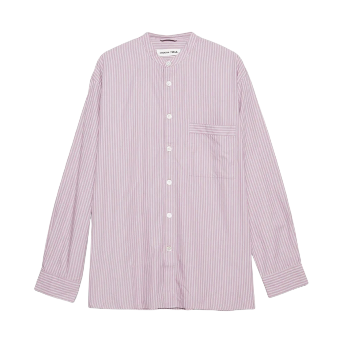 테클라 x 버켄스탁 슬리핑 셔츠 모브 스트라이프(Tekla x Birkenstock Sleeping Shirt Mauve Stripes)