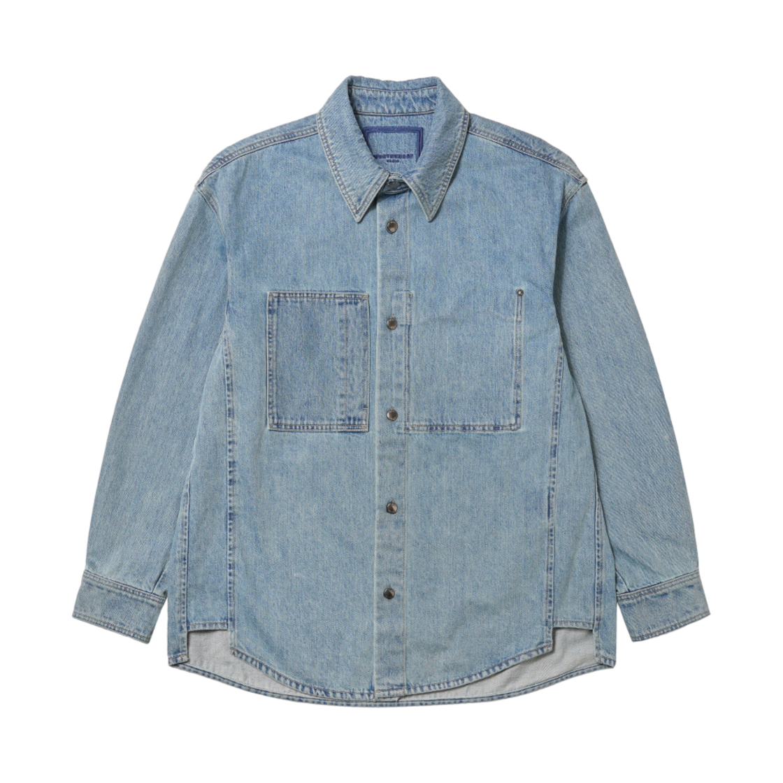 【値札有】WOOYOUNGMI 長袖シャツ 24F/W 우영미 스웨잉 플라워 데님 셔츠 블루 - 24FW | Wooyoungmi | KREAM