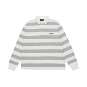 BP2DISORDER 98 Stripe Rugby L/S Shirt Gray