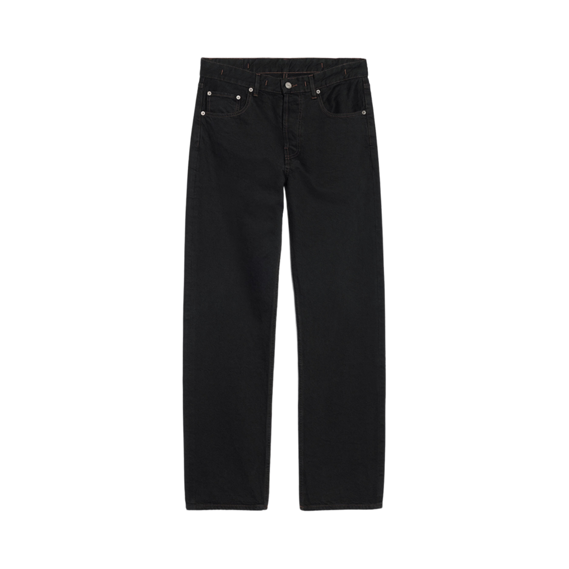 자크뮈스 르 드 니메스 프레사 스트레이트 진 블랙 브라운(Jacquemus Le De Nimes Fresa Straight Jeans Black Brown) - 1