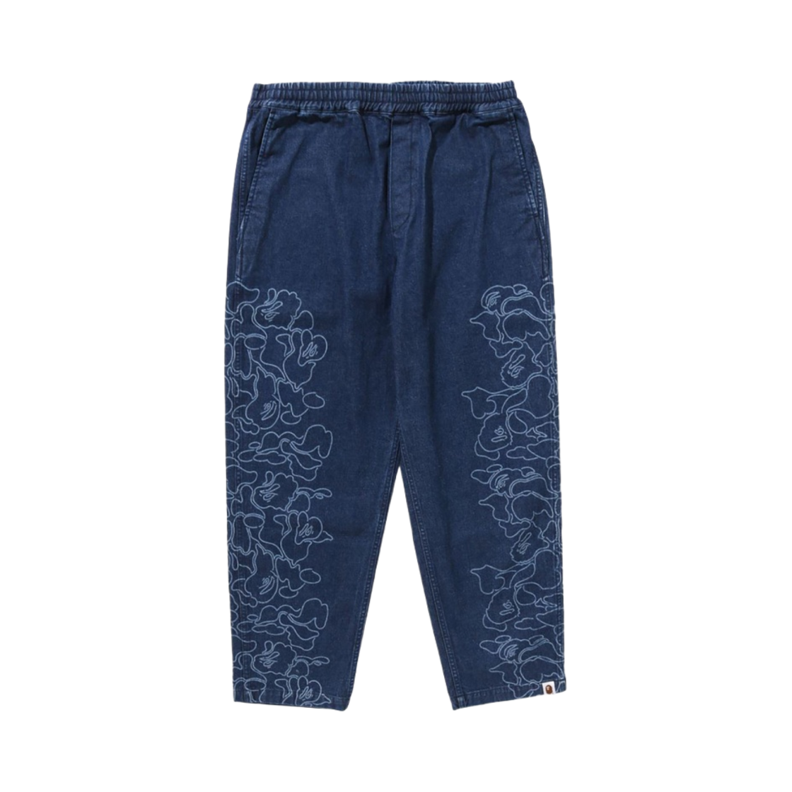 베이프 30주년 릴렉스드 핏 데님 팬츠 인디고