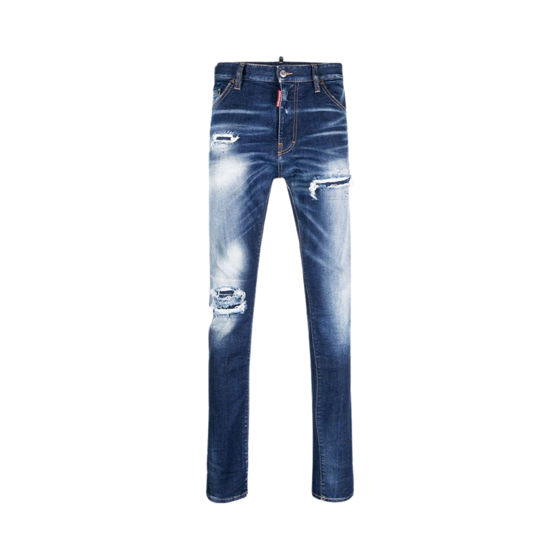 디스퀘어드2 스트레이트 디스트레스드 쿨 가이 진 블루(Dsquared2 Straight Distressed Cool Guy Jeans Blue)