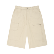 PHOS333 Sheriff Bermuda Shorts Beige