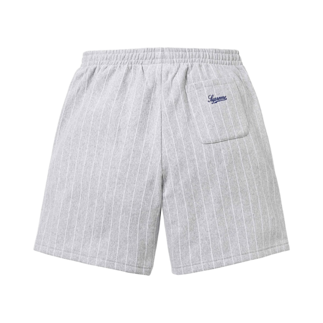 슈프림 핀스트라이프 스웨트쇼츠 헤더 그레이 - 24SS(Supreme Pinstripe Sweatshort Heather Grey - 24SS) - 2