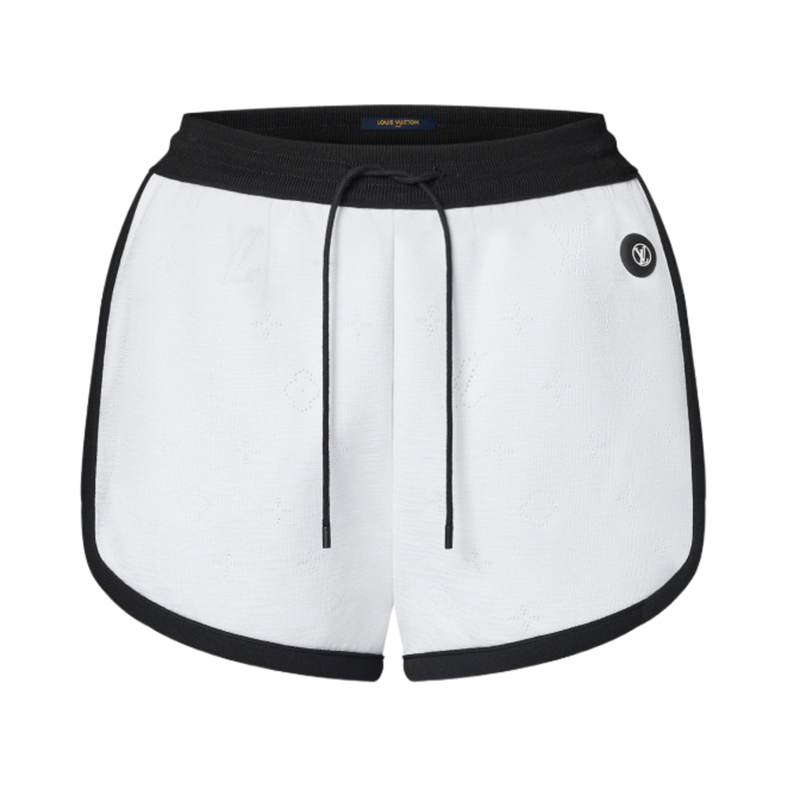 (W) 루이비통 모노그램 오픈워크 조깅 쇼츠 화이트((W) Louis Vuitton Monogram Openwork Jogging Shorts White) - 1