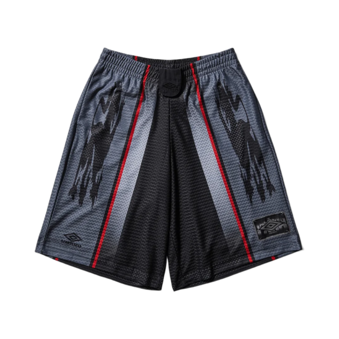UBMW0236FA162-BLK0001 Umbro x Slam Jam 98/99 Hard Times Shorts Black