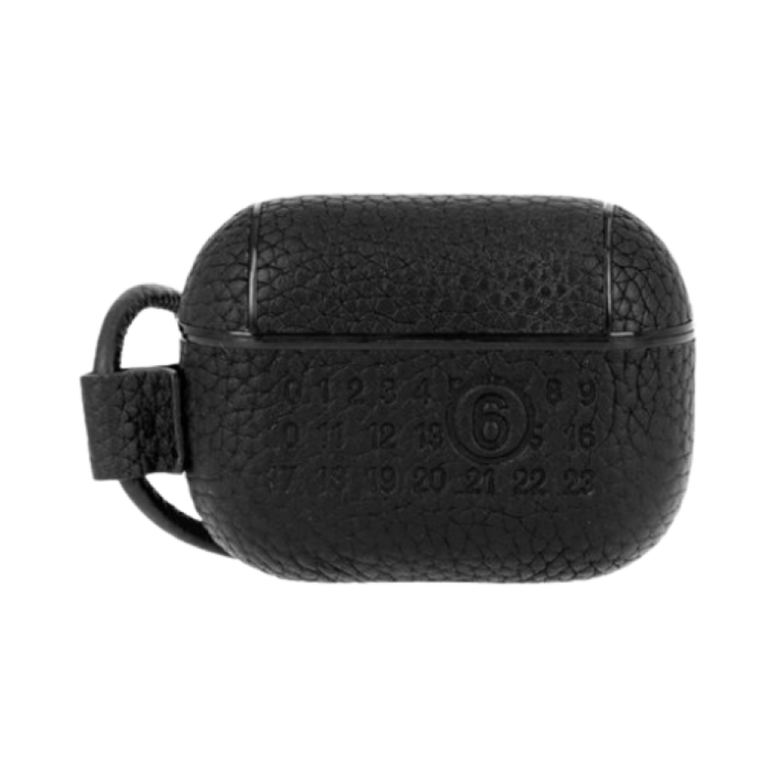 SA5VZ0002P4344T8013 Maison Margiela Numbers Logo Pro Neck Strap Black