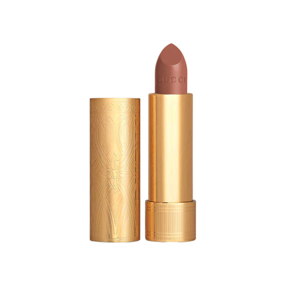 구찌 루즈 아 레브르 사틴 립스틱 121 엘레나 샌드(Gucci Rouge A Levres Satin Lipstick 121 Elena Sand) - 1