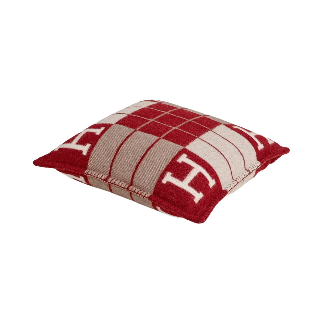 에르메스 아발론 III 스몰 쿠션 에크류 루즈 아쉬(Hermes Avalon III Small Cushion Ecru Rouge H) - 2