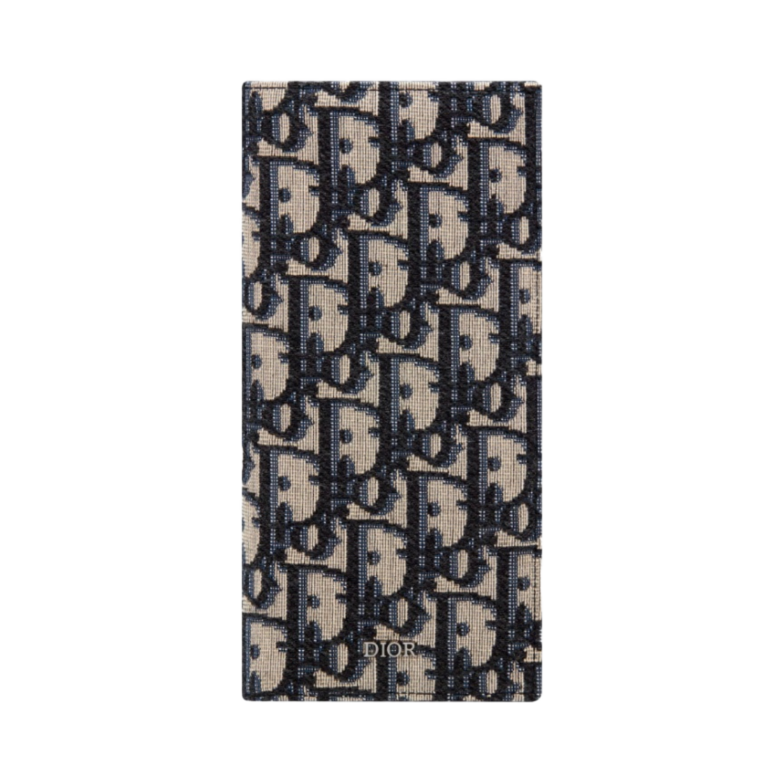 디올 버티컬 장지갑 베이지 & 블랙 디올 오블리크 자카드(Dior Vertical Long Wallet Beige & Black Dior Oblique Jacquard)