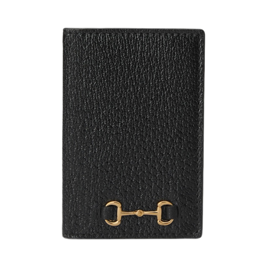 구찌 카드 케이스 홀스빗 블랙 레더(Gucci Card Case with Horsebit Black Leather) - 1