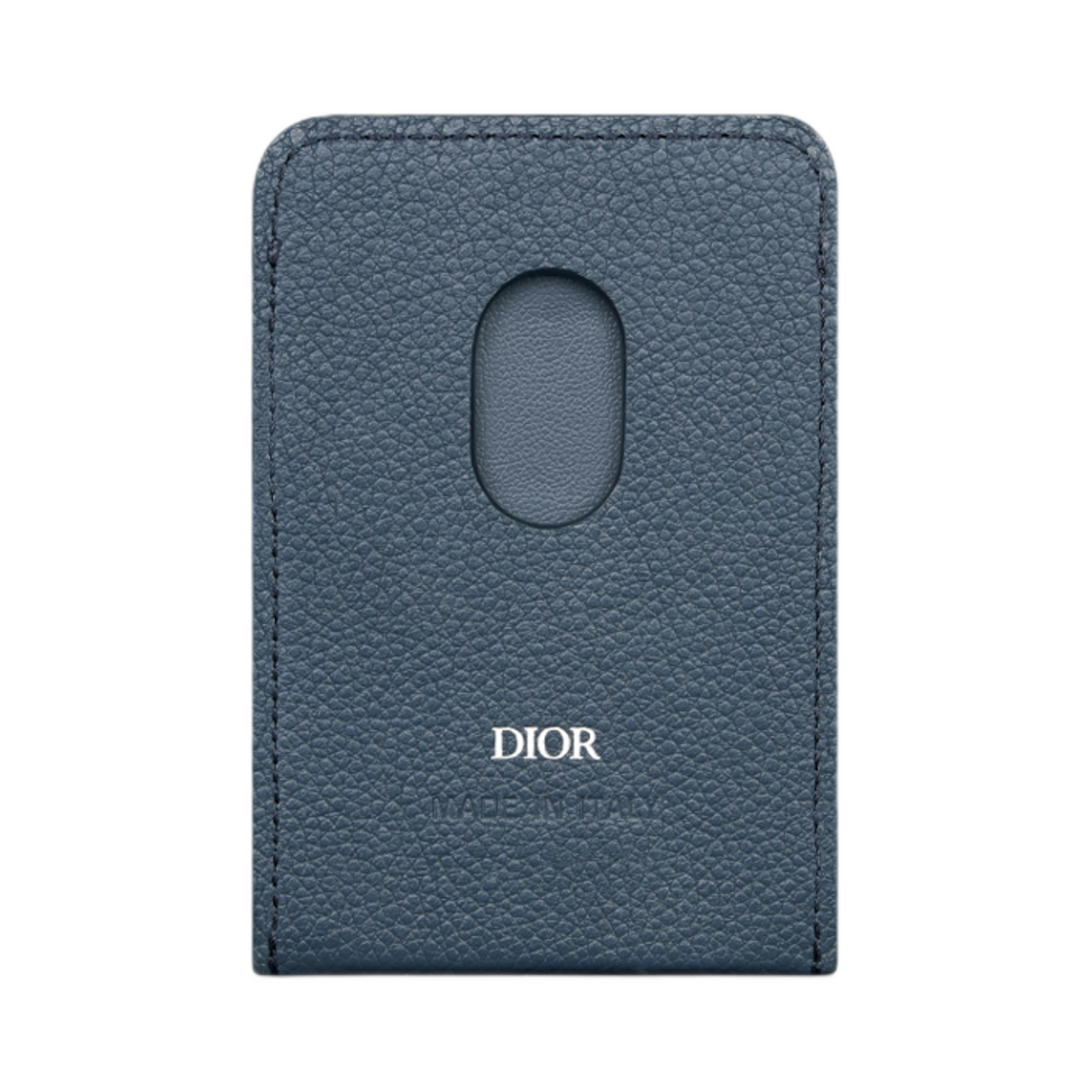 디올 카드 홀더 마그네틱 폰 스탠드 디올 그래비티 아웃라인 레더 네이비 블루(Dior Card Holder with Magnetic Phone Stand Dior Gravity Outline Leather Navy Blue) - 2