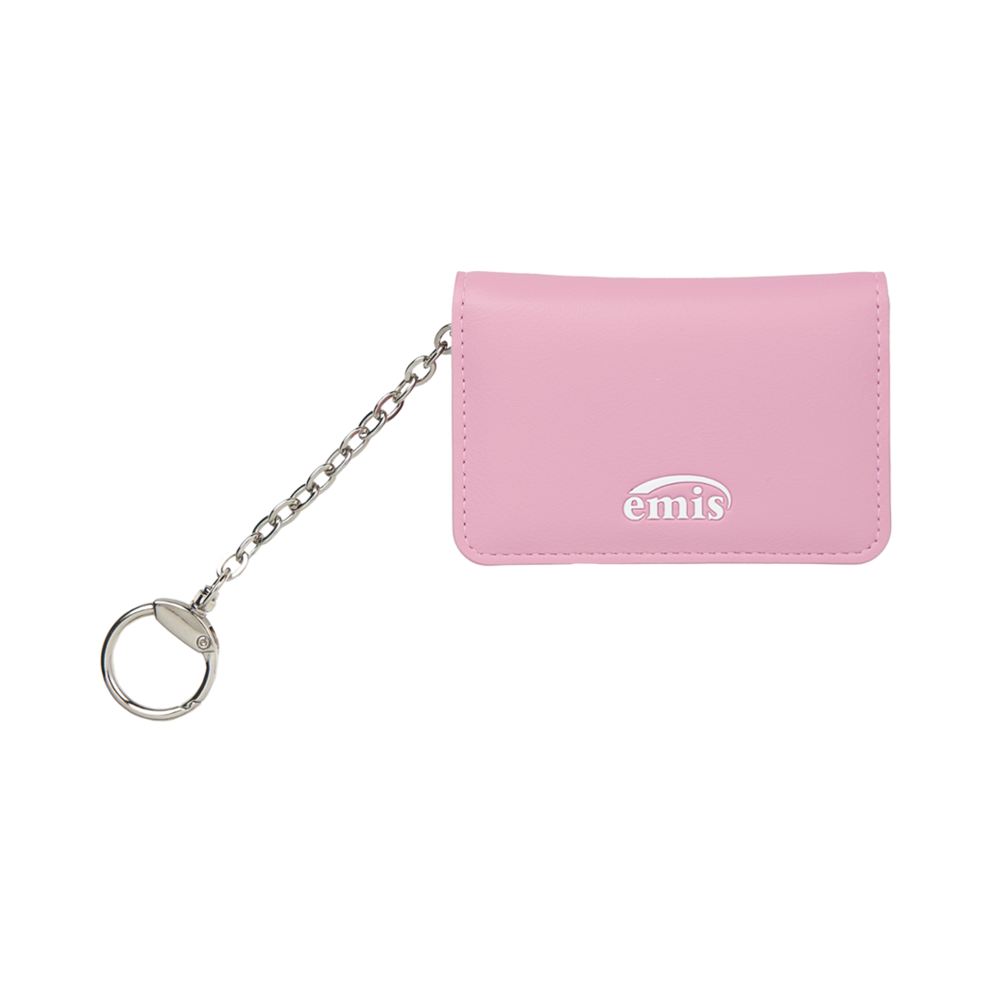 이미스 키링 카드 홀더 핑크(Emis Keyring Card Holder Pink)
