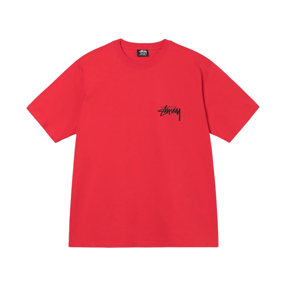 스투시 골드 라이언 티셔츠 레드(Stussy Gold Lion T-Shirt Red) - 2