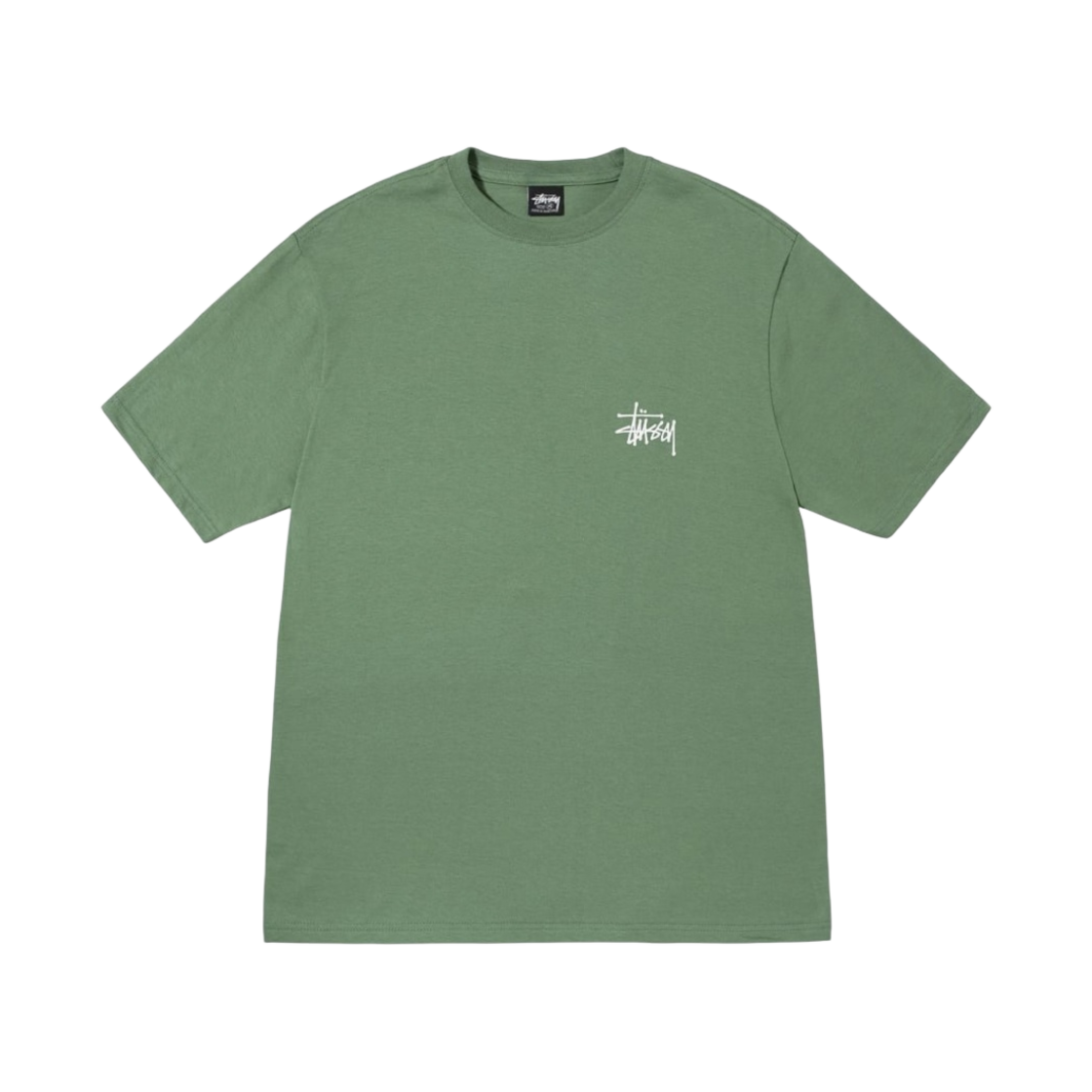스투시 베이직 스투시 티셔츠 그린 2022(Stussy Basic Stussy T-Shirt Green 2022) - 2